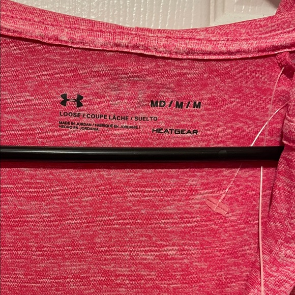 Under Armour Women's Heathered Pink Hoodie - Picture 2 of 5